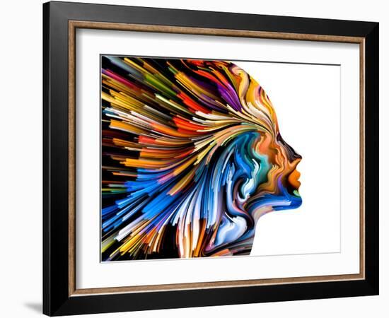 A Mind Painting Backdrop Image-agsandrew-Framed Photographic Print