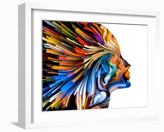 A Mind Painting Backdrop Image-agsandrew-Framed Photographic Print