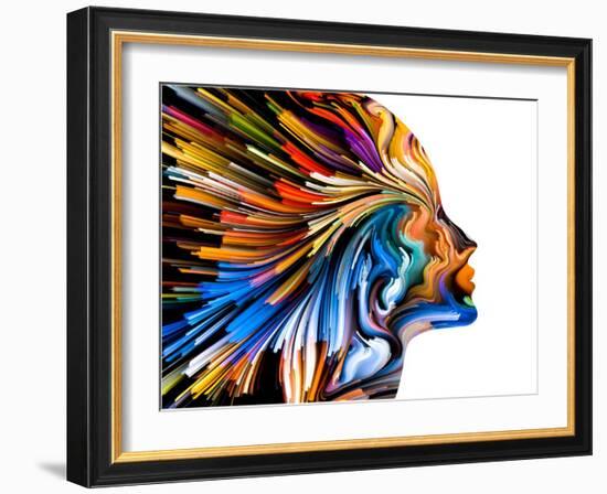 A Mind Painting Backdrop Image-agsandrew-Framed Photographic Print