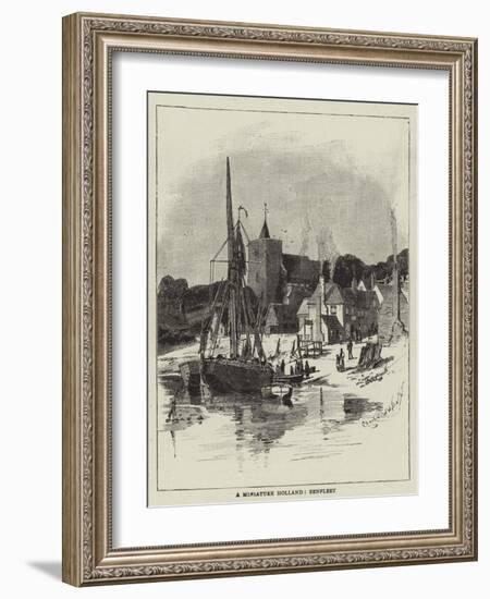 A Miniature Holland, Benfleet-Charles William Wyllie-Framed Giclee Print