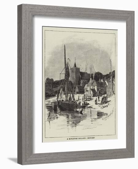 A Miniature Holland, Benfleet-Charles William Wyllie-Framed Giclee Print