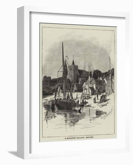 A Miniature Holland, Benfleet-Charles William Wyllie-Framed Giclee Print