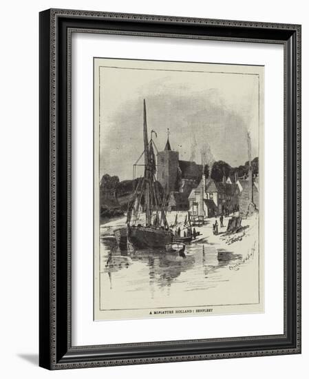 A Miniature Holland, Benfleet-Charles William Wyllie-Framed Giclee Print