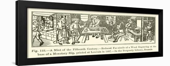 A Mint of the Fifteenth Century-null-Framed Giclee Print