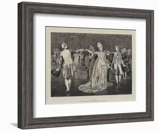 A Minuet-Valentine Cameron Prinsep-Framed Giclee Print