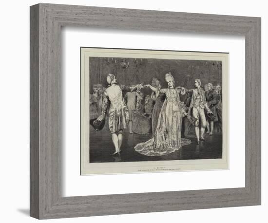 A Minuet-Valentine Cameron Prinsep-Framed Giclee Print