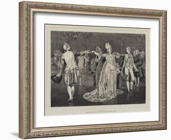 A Minuet-Valentine Cameron Prinsep-Framed Giclee Print