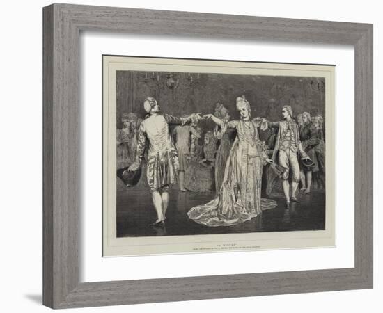 A Minuet-Valentine Cameron Prinsep-Framed Giclee Print