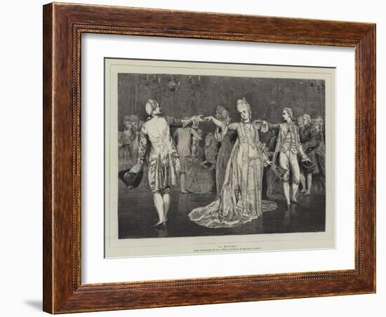 A Minuet-Valentine Cameron Prinsep-Framed Giclee Print