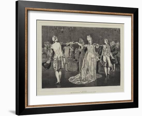 A Minuet-Valentine Cameron Prinsep-Framed Giclee Print