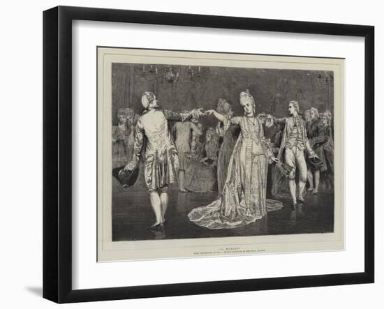 A Minuet-Valentine Cameron Prinsep-Framed Giclee Print