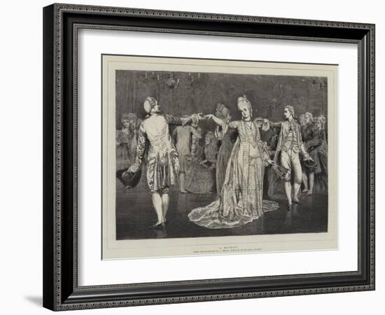 A Minuet-Valentine Cameron Prinsep-Framed Giclee Print