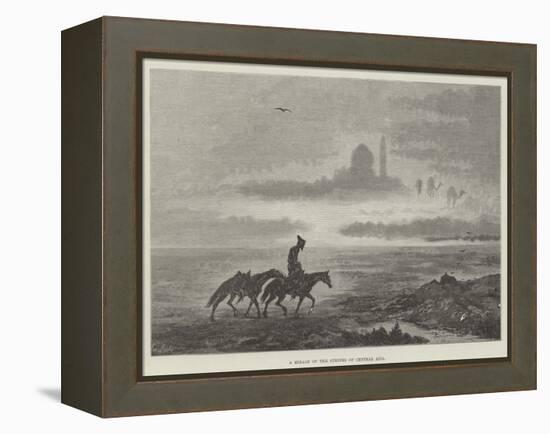 A Mirage on the Steppes of Central Asia-null-Framed Premier Image Canvas
