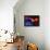 A Mixture of Colorful Stars, Planets, Nebulae and Galaxies-null-Framed Stretched Canvas displayed on a wall