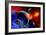 A Mixture of Colorful Stars, Planets, Nebulae and Galaxies-null-Framed Premium Giclee Print