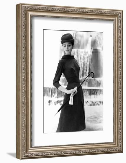 A Model at Work-null-Framed Photographic Print