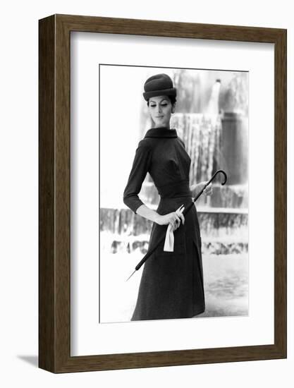 A Model at Work-null-Framed Photographic Print