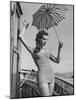 A Model Wearing a Swimsuit-null-Mounted Photographic Print