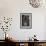 A Modern Black Front Door of a Residential House. With Black and White Stairs, and Pathway-Natalie Tepper-Framed Photo displayed on a wall