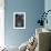 A Modern Black Front Door of a Residential House. With Black and White Stairs, and Pathway-Natalie Tepper-Framed Photo displayed on a wall