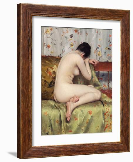 A Modern Magdalen-William Merritt Chase-Framed Giclee Print