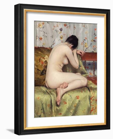 A Modern Magdalen-William Merritt Chase-Framed Giclee Print