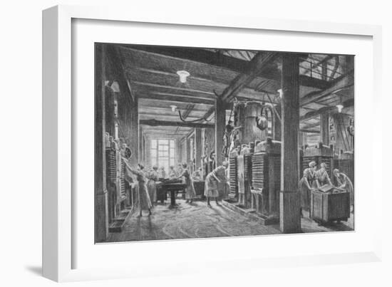 'A Modern Oil Seed Crushing Plant', c1918, (1918)-Gunning King-Framed Giclee Print