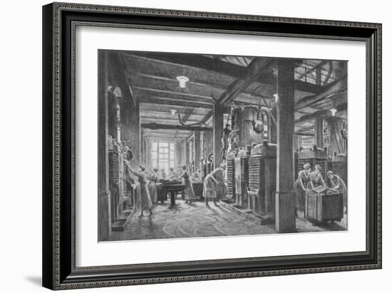 'A Modern Oil Seed Crushing Plant', c1918, (1918)-Gunning King-Framed Giclee Print