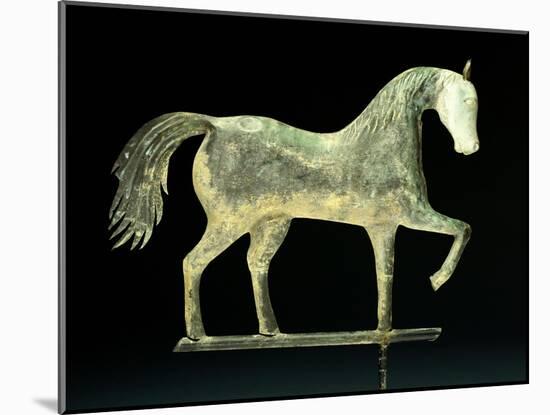 A Molded Copper and Cast Zinc Horse Weathervane, 1850-1867-A. L. Jewell and Co.-Mounted Giclee Print