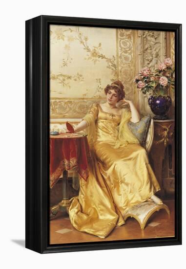 A Moment of Reflection-Joseph Frederic Soulacroix-Framed Premier Image Canvas