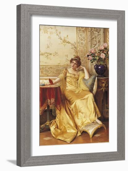 A Moment of Reflection-Joseph Frederic Soulacroix-Framed Giclee Print