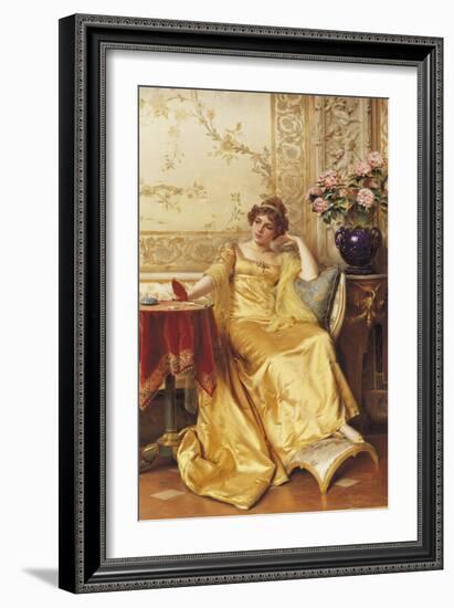 A Moment of Reflection-Joseph Frederic Soulacroix-Framed Giclee Print