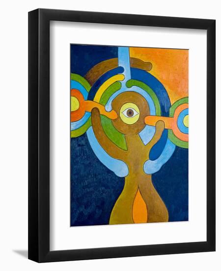 A Moment of Sudden Enlightenment for the Cyclops, 2007-Jan Groneberg-Framed Giclee Print