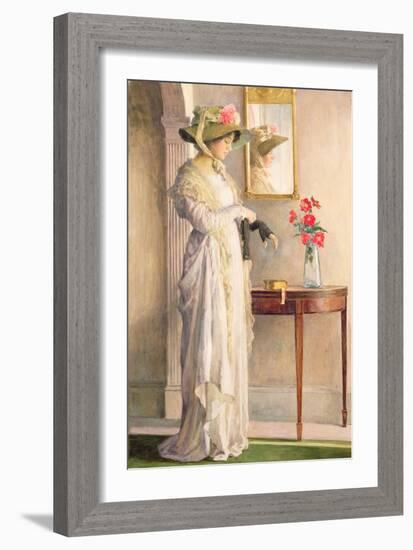 A Moment's Reflection, 1909-William Henry Margetson-Framed Giclee Print