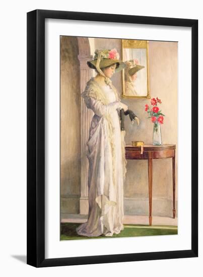 A Moment's Reflection, 1909-William Henry Margetson-Framed Giclee Print