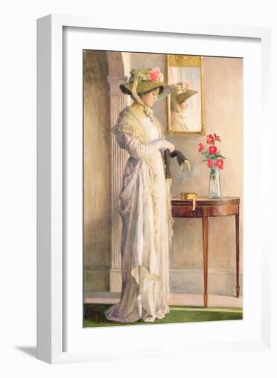 A Moment's Reflection, 1909-William Henry Margetson-Framed Giclee Print