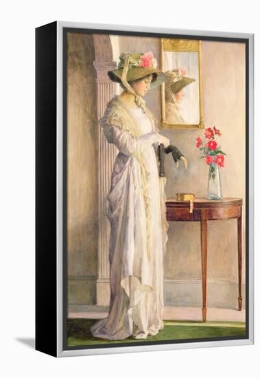 A Moment's Reflection, 1909-William Henry Margetson-Framed Premier Image Canvas