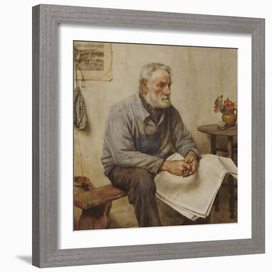 A Moment's Rest-Walter Langley-Framed Giclee Print