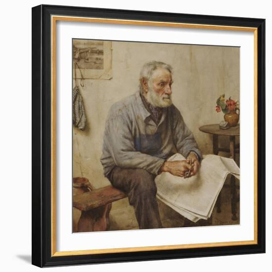 A Moment's Rest-Walter Langley-Framed Giclee Print