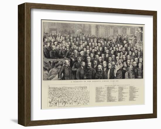 A Momento of Her Majesty's Jubilee Year, 1887-null-Framed Giclee Print