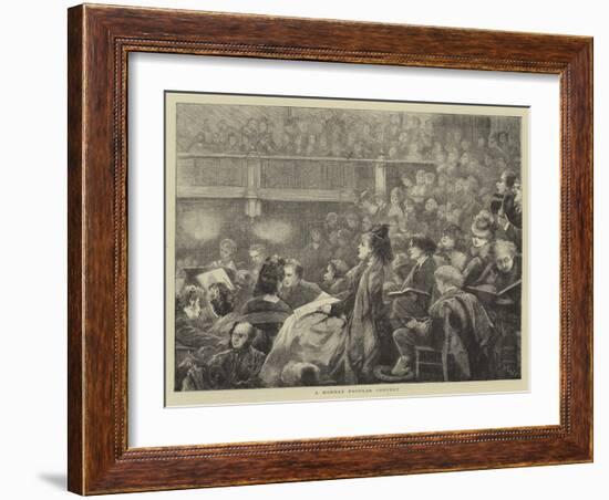 A Monday Popular Concert-Henry Woods-Framed Giclee Print