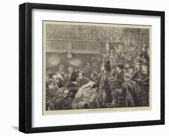 A Monday Popular Concert-Henry Woods-Framed Giclee Print