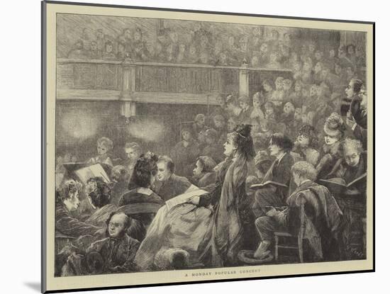 A Monday Popular Concert-Henry Woods-Mounted Giclee Print