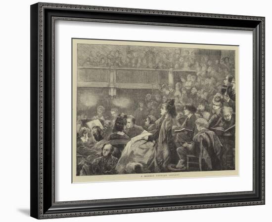 A Monday Popular Concert-Henry Woods-Framed Giclee Print