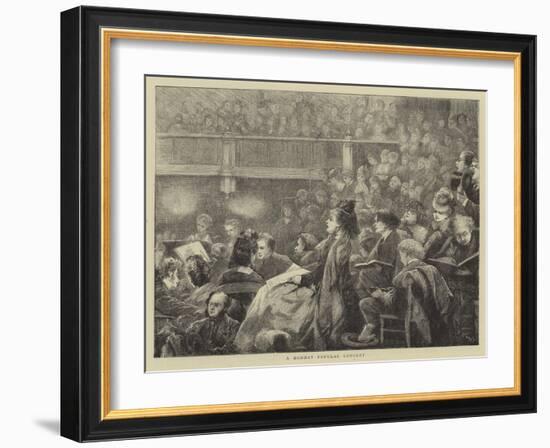 A Monday Popular Concert-Henry Woods-Framed Giclee Print