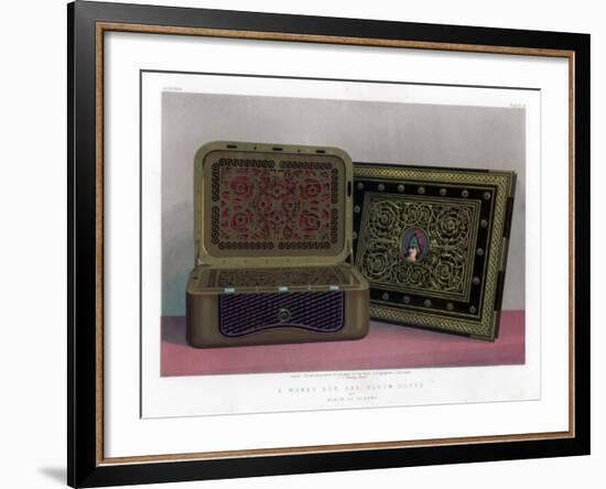 A Money Box and Album Cover, 19th Century-John Burley Waring-Framed Giclee Print