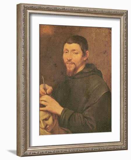 A Monk Trepanning-Daniel Seghers-Framed Giclee Print