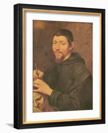 A Monk Trepanning-Daniel Seghers-Framed Giclee Print