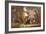 A Monkey Smoking and Drinking with an Owl-Ferdinand van Kessel-Framed Giclee Print