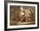 A Monkey Smoking and Drinking with an Owl-Ferdinand van Kessel-Framed Giclee Print